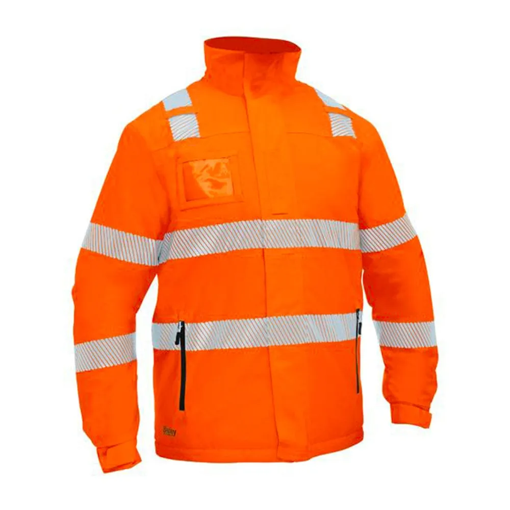 Bisley Taped Hi Vis Heated Jacket with Hood