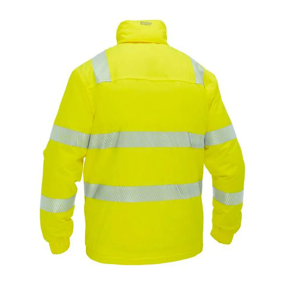 Bisley Taped Hi Vis Heated Jacket with Hood