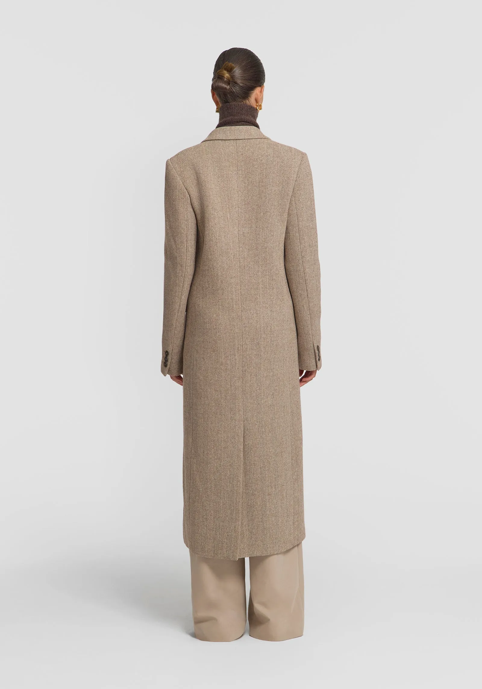 Cigarillo Coat - Herringbone