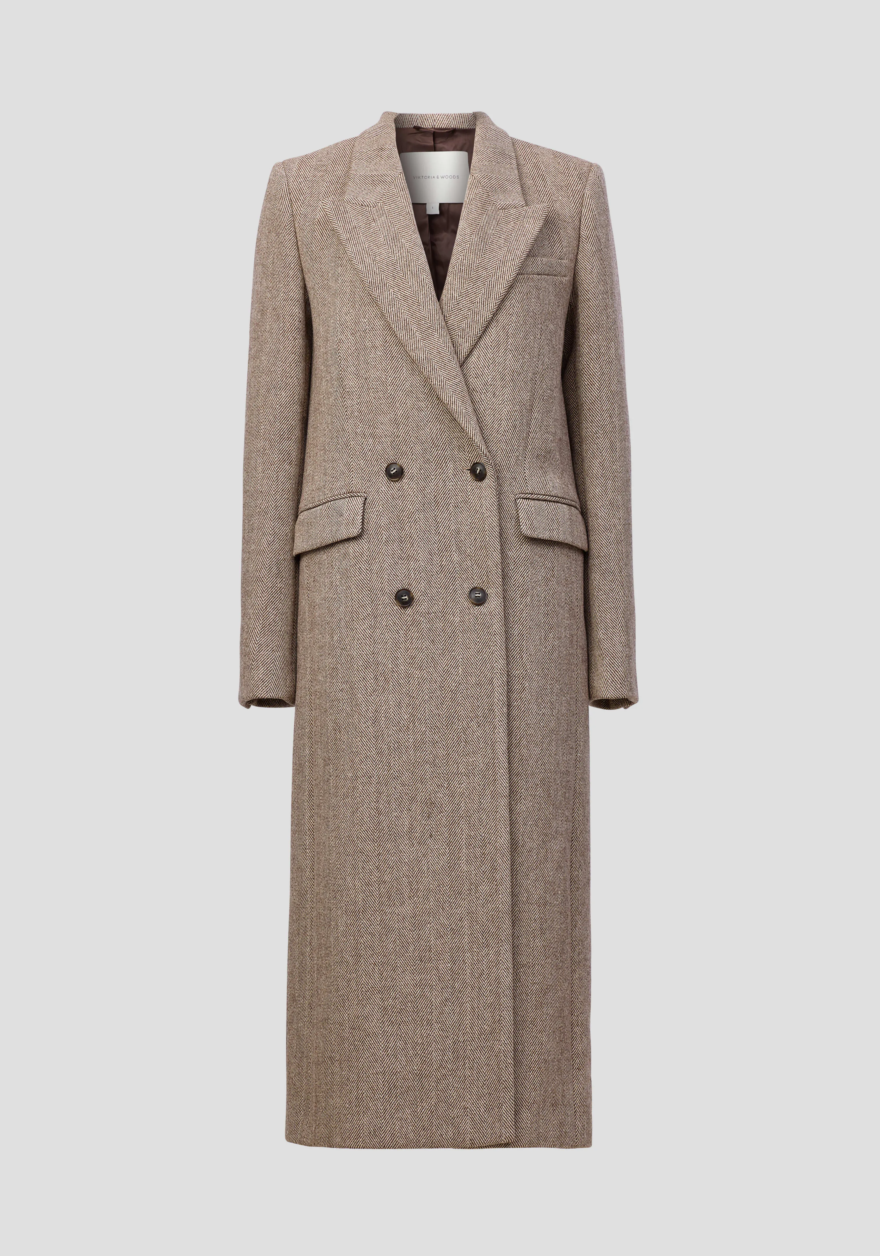 Cigarillo Coat - Herringbone
