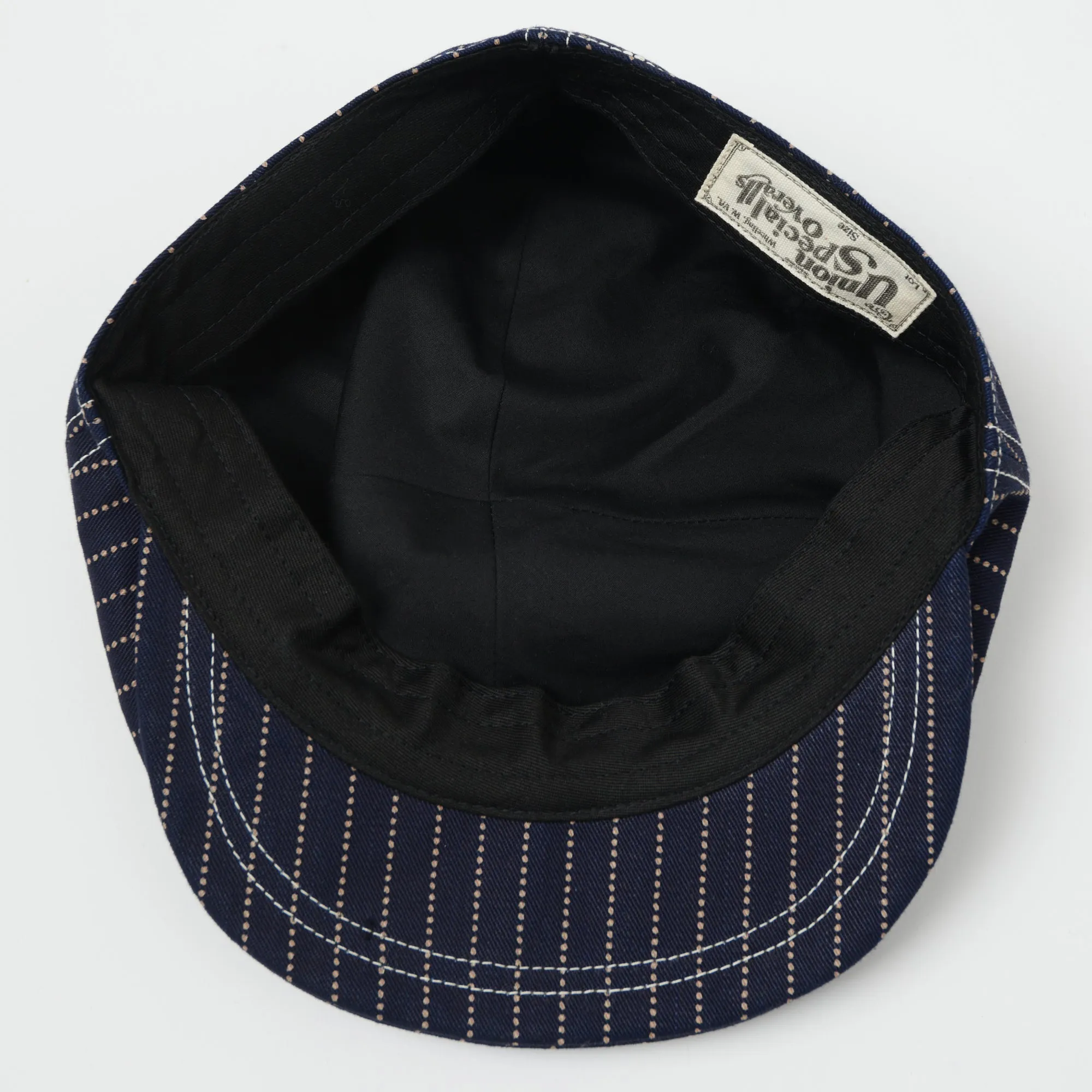 Freewheelers 'Union Special' Cassady Casquette - Indigo Wabash Stripe