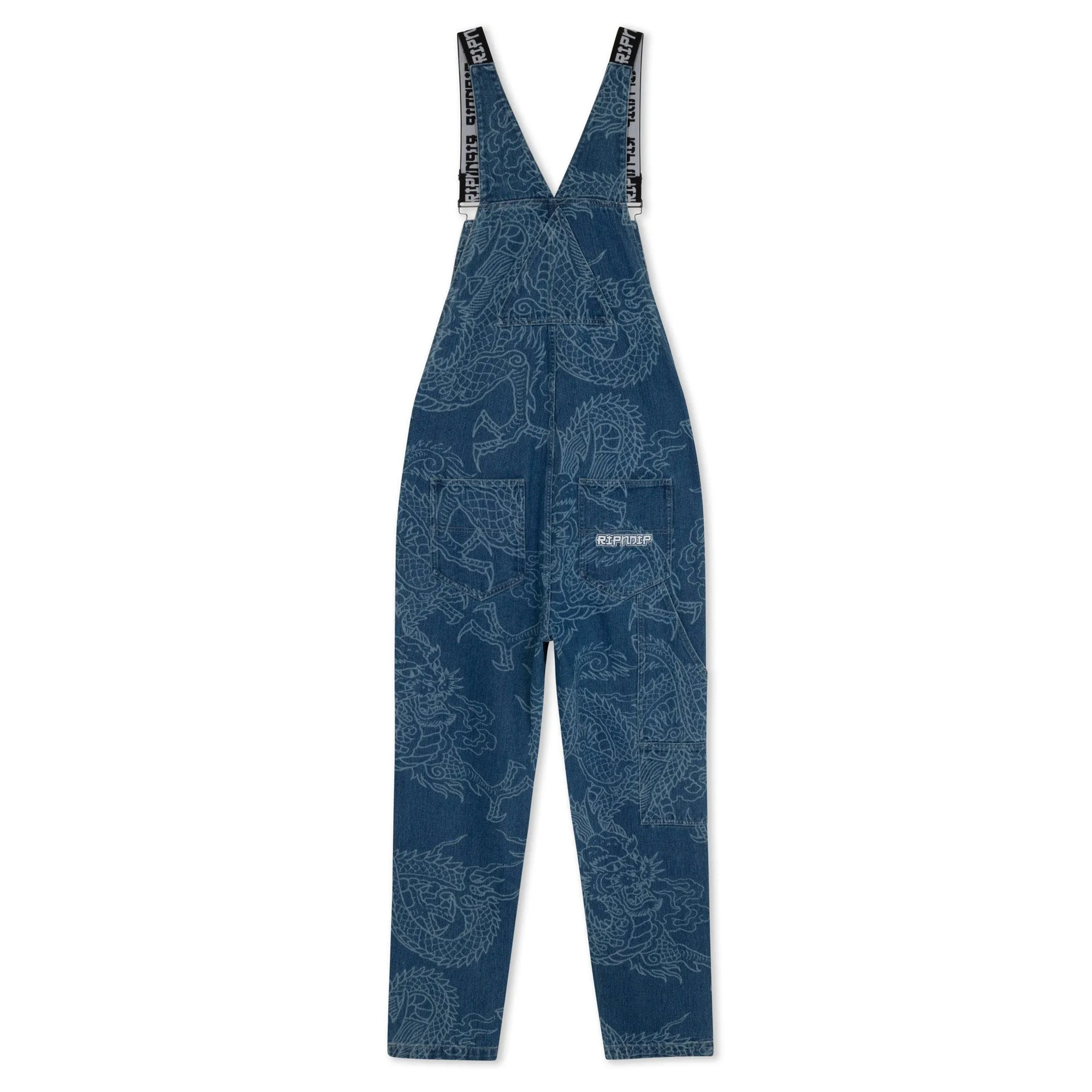 Haku Denim Overalls (Dark Wash)
