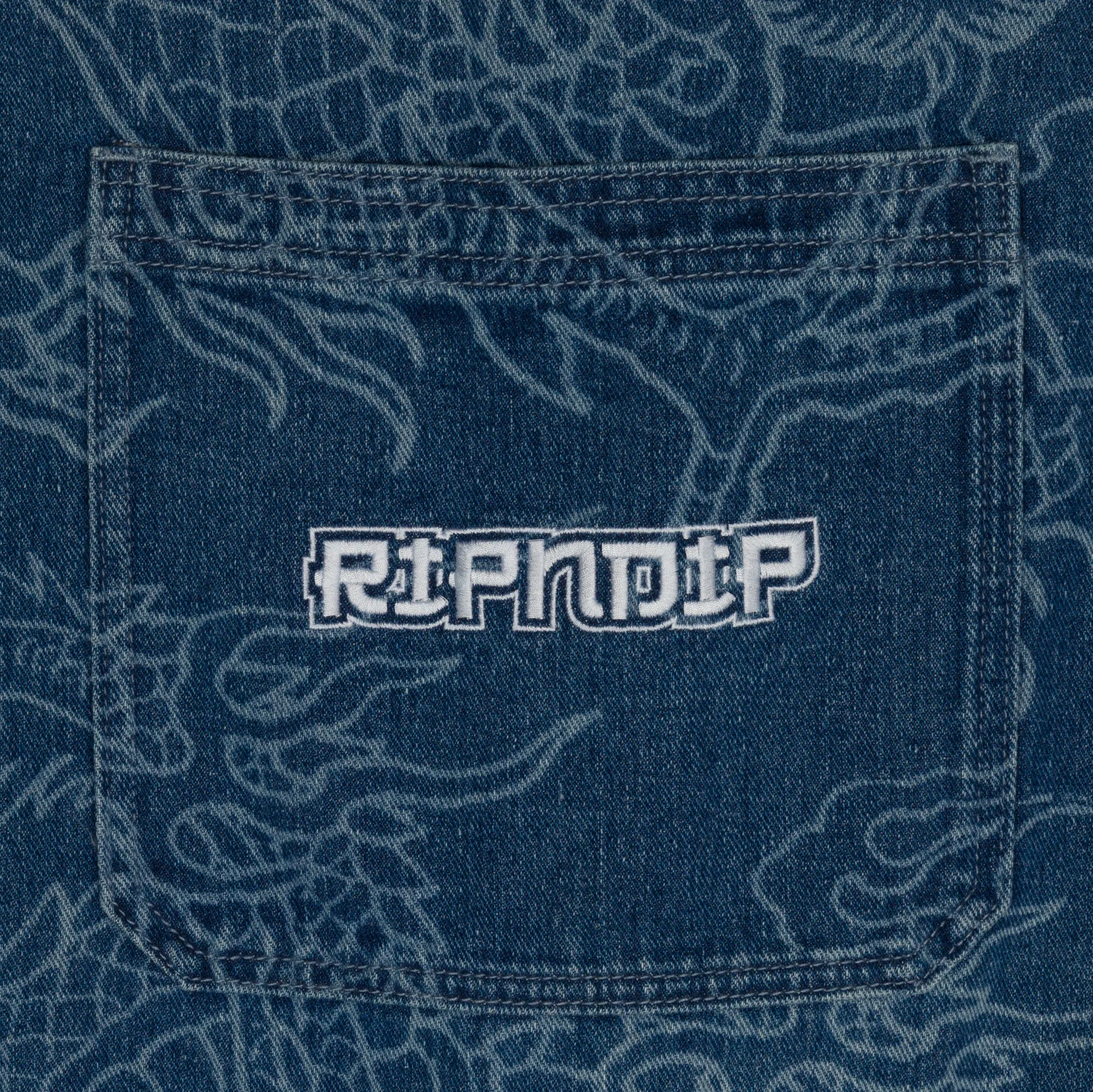 Haku Denim Overalls (Dark Wash)