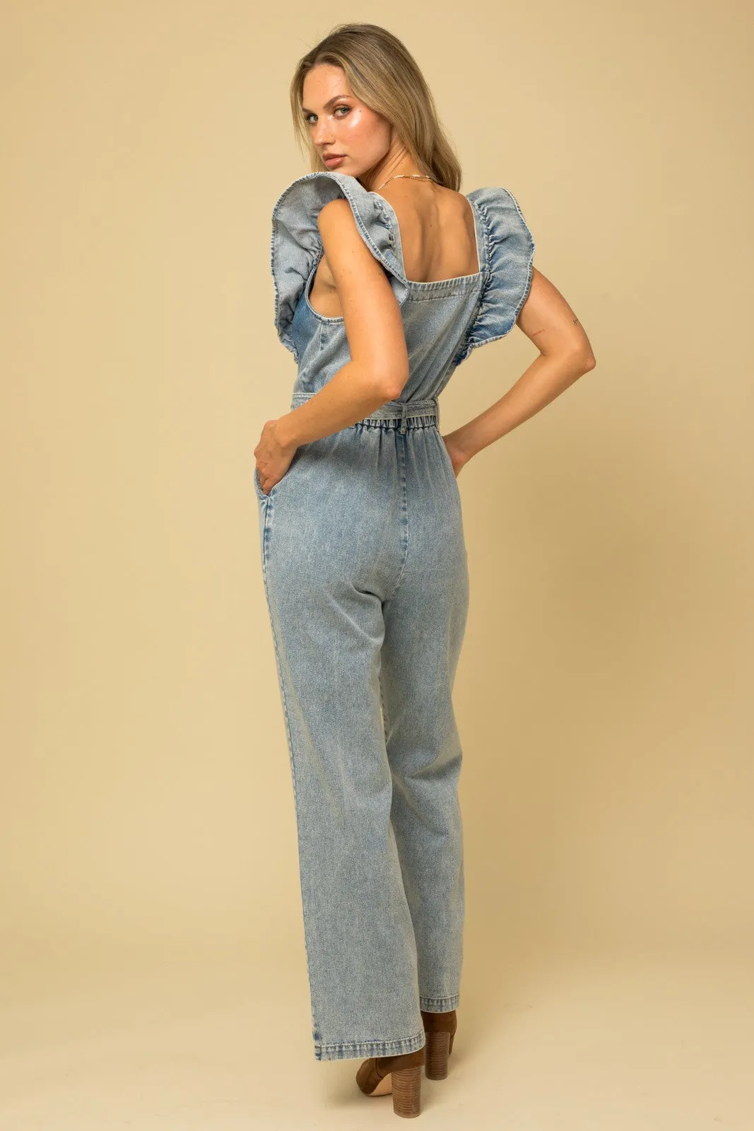 Lillian Denim Overalls