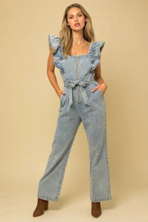 Lillian Denim Overalls