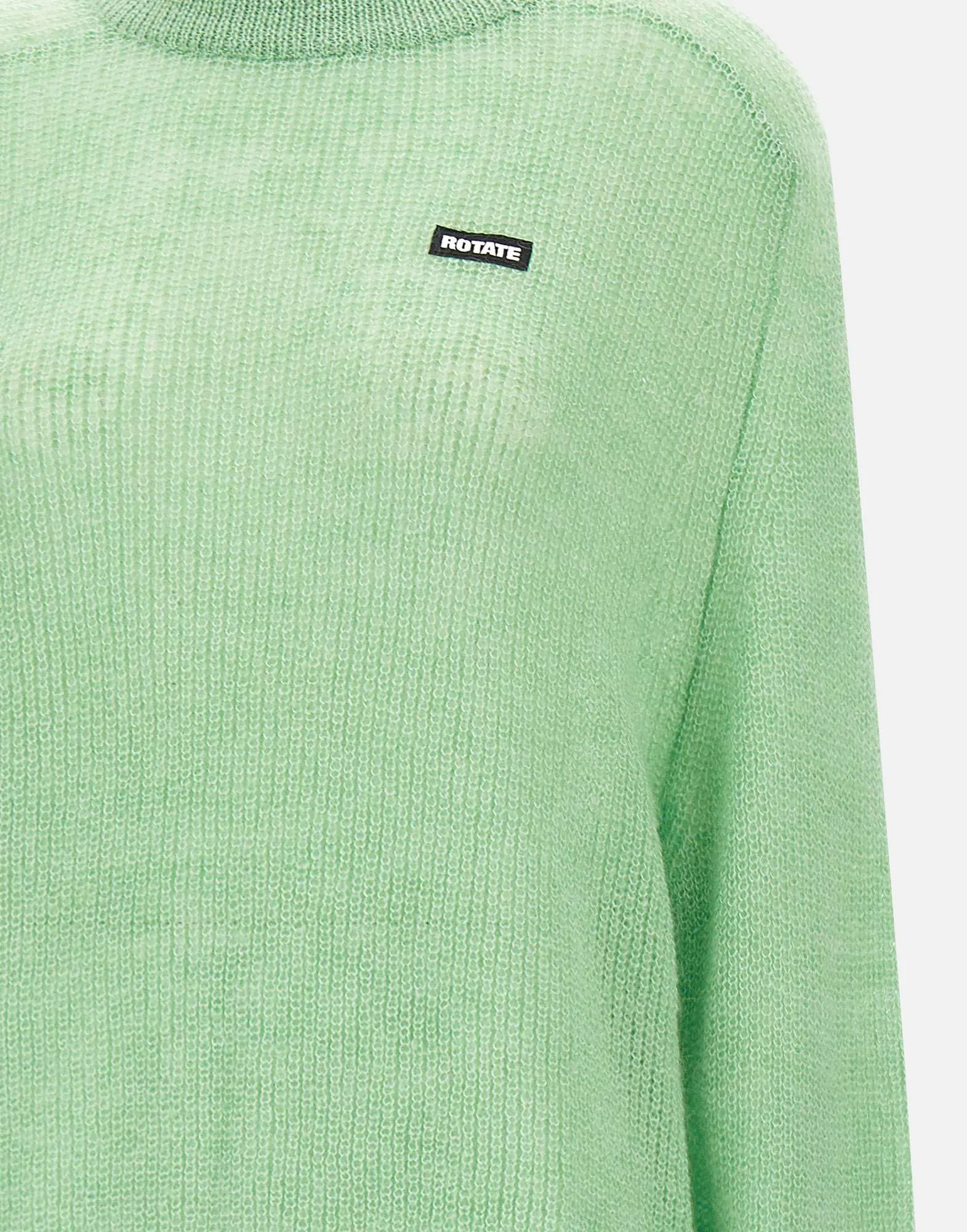 Lime Green Oversized Knit Sweater