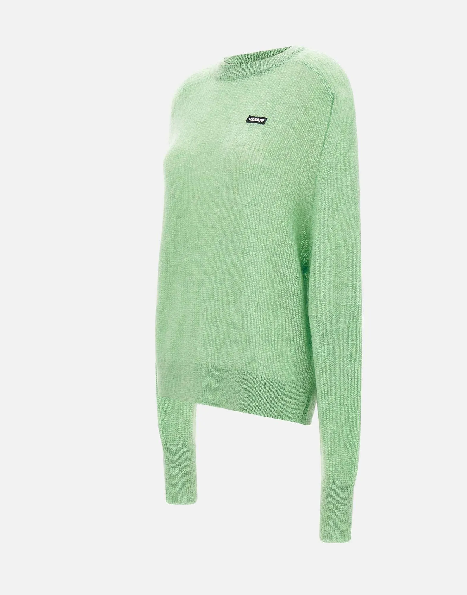 Lime Green Oversized Knit Sweater