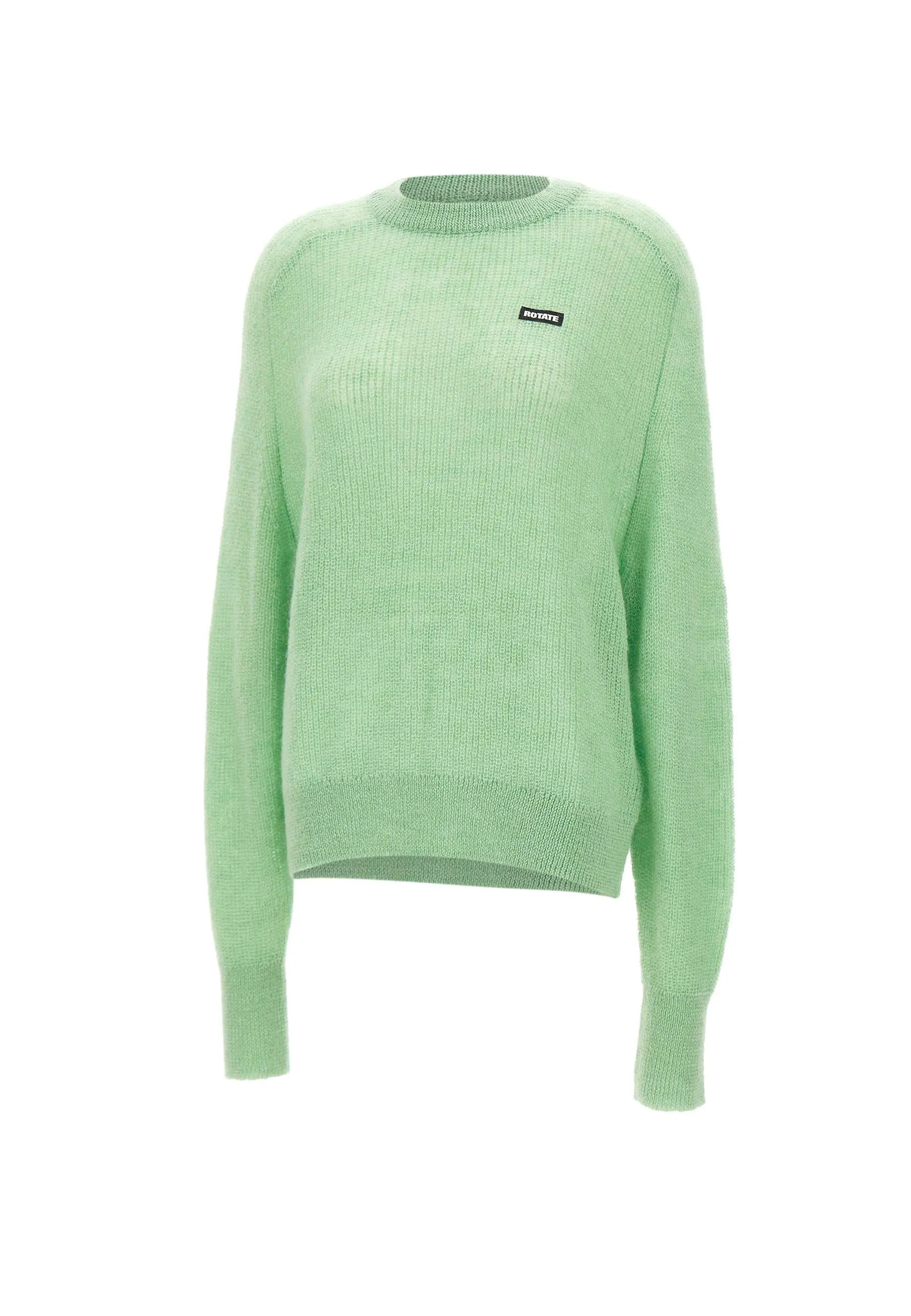 Lime Green Oversized Knit Sweater