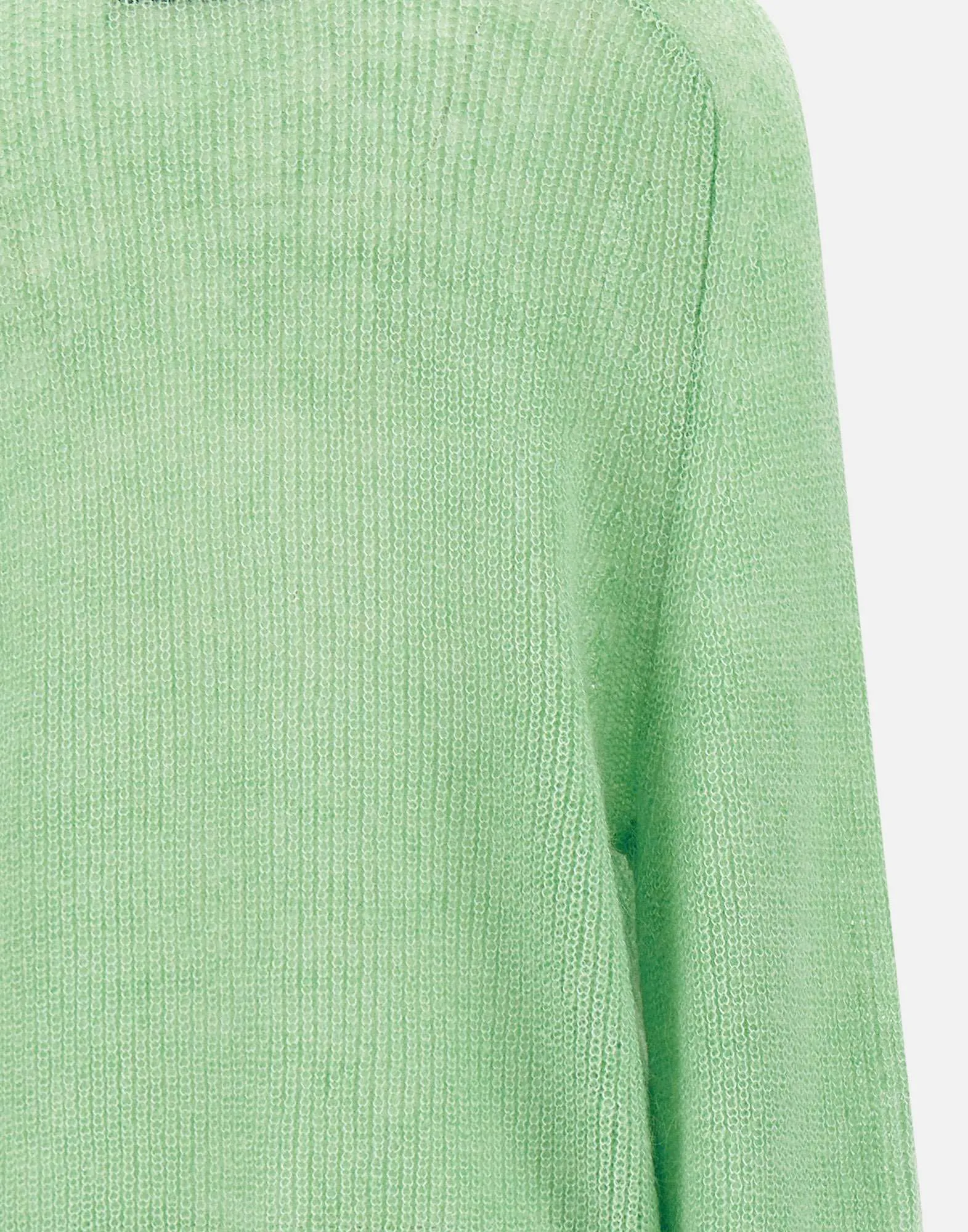 Lime Green Oversized Knit Sweater