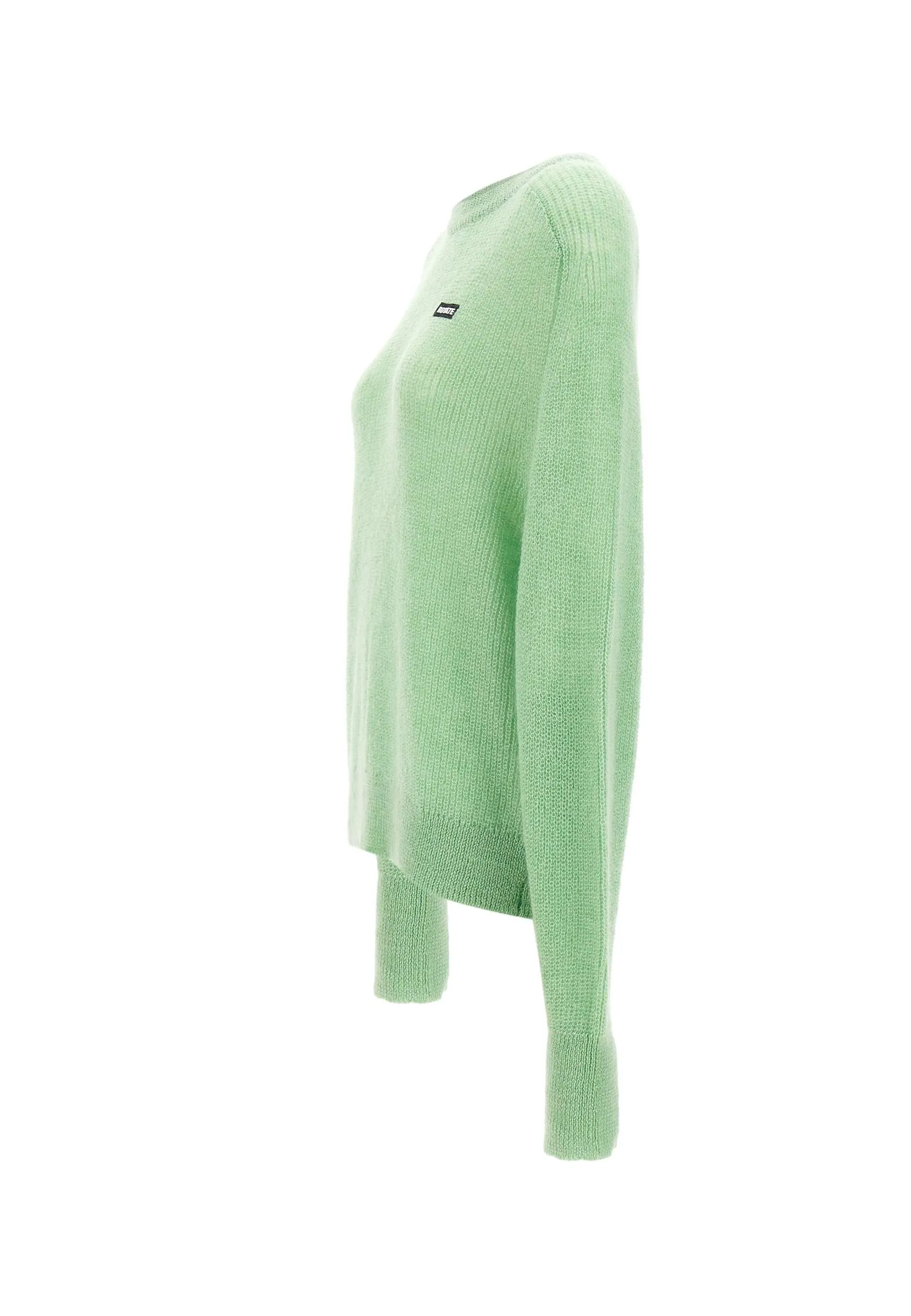 Lime Green Oversized Knit Sweater