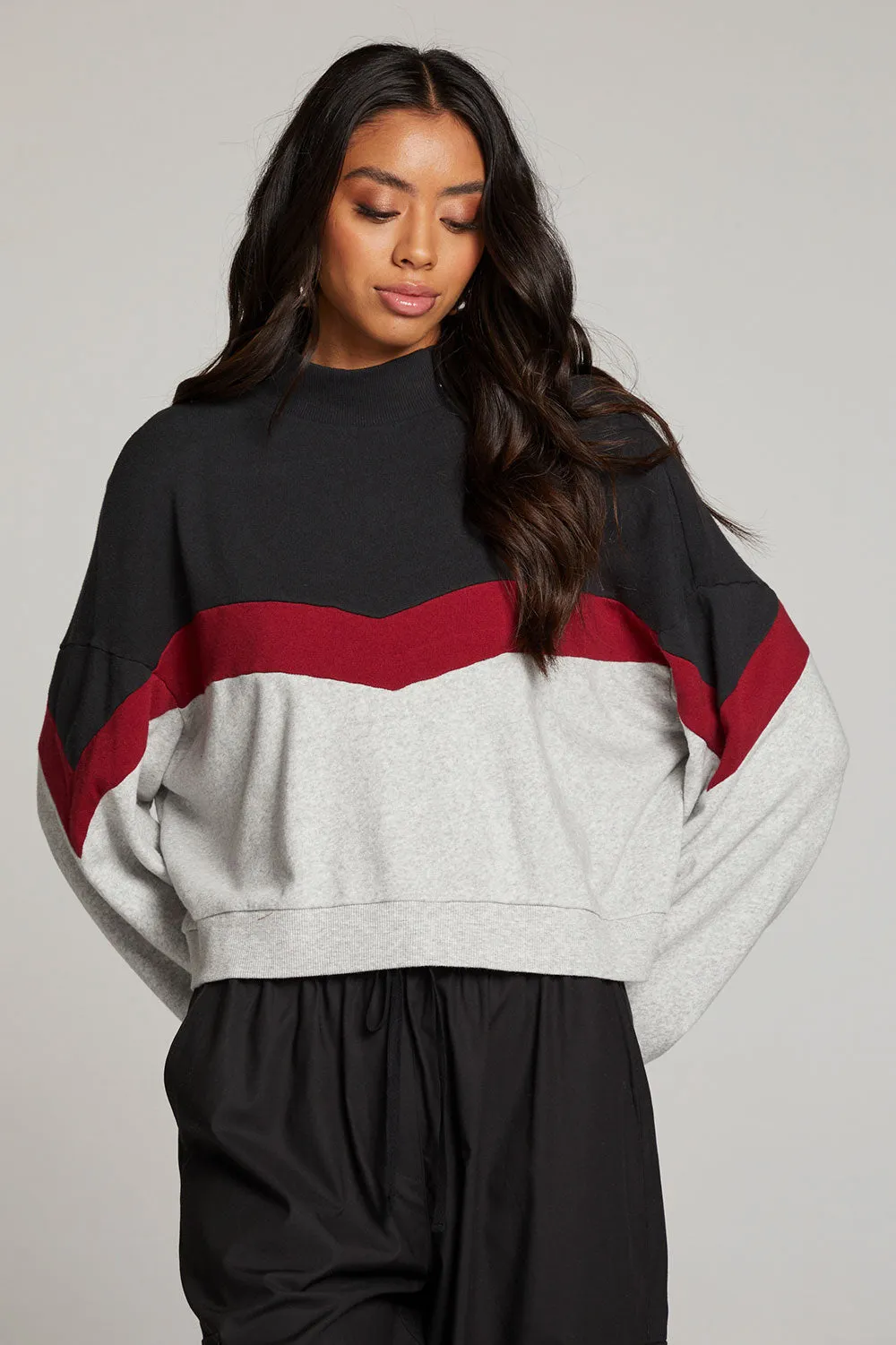 Liz Fire Color Block Pullover