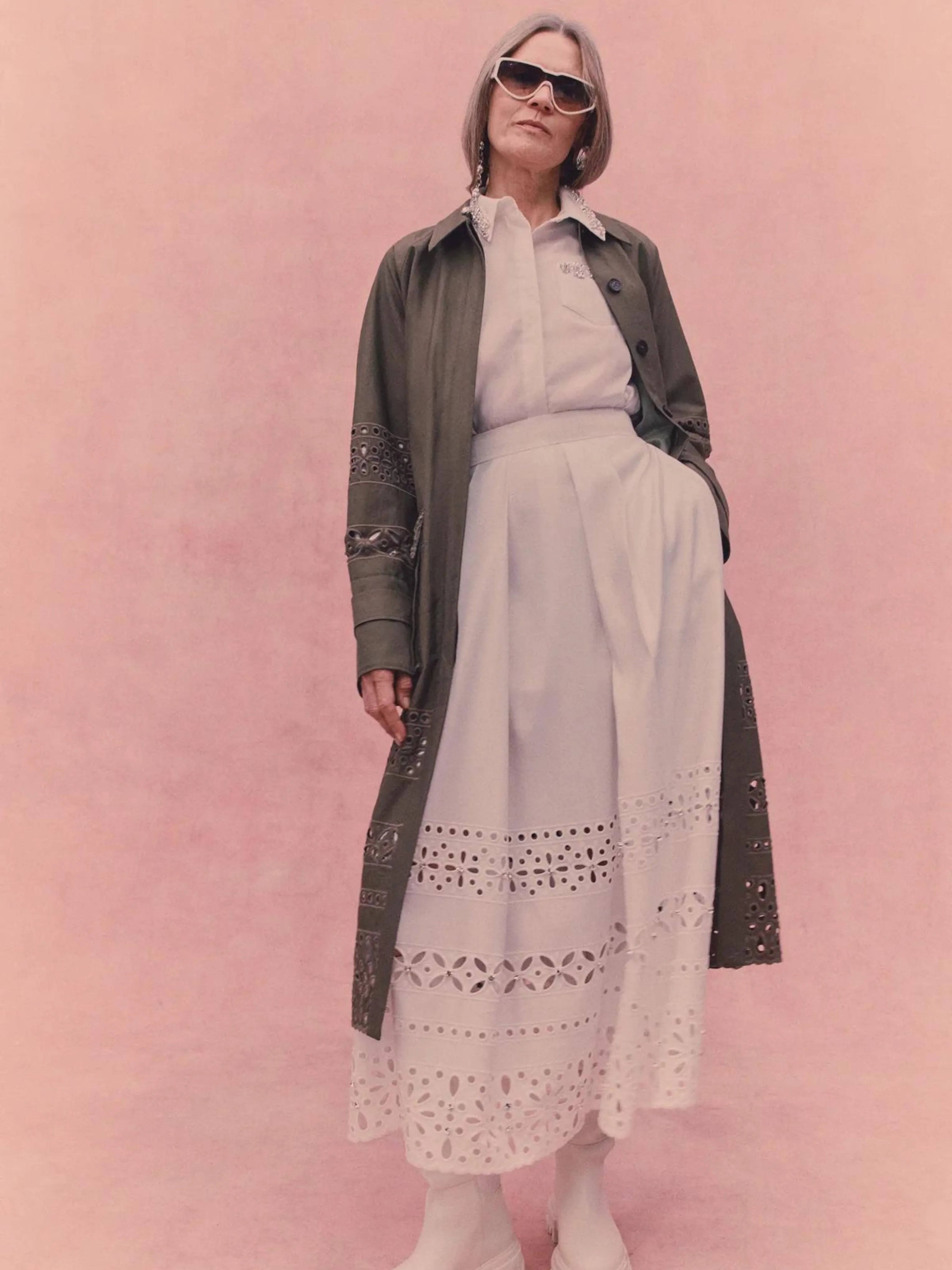Logan Broderie-Anglaise Longsleeve Shirt