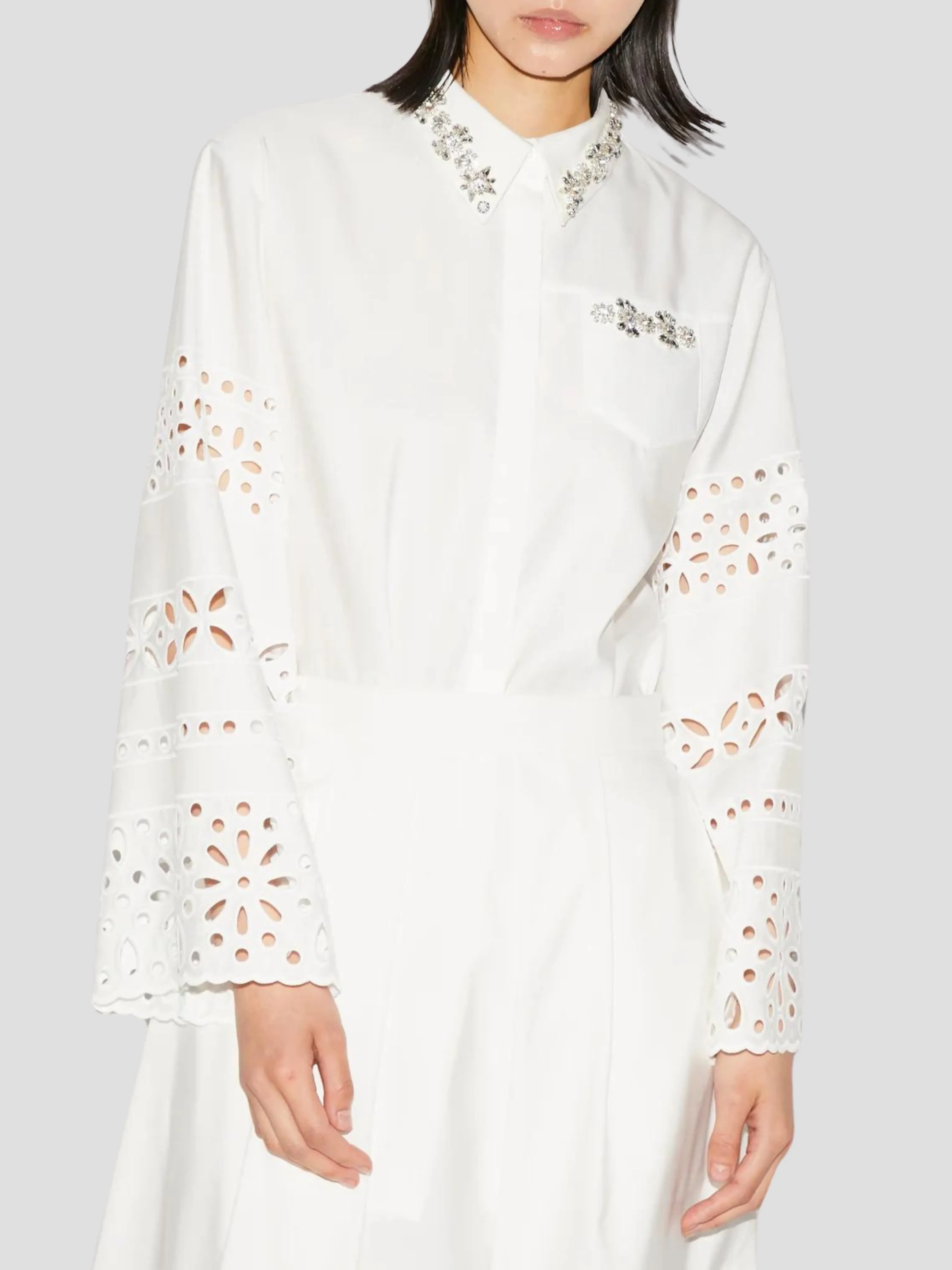 Logan Broderie-Anglaise Longsleeve Shirt
