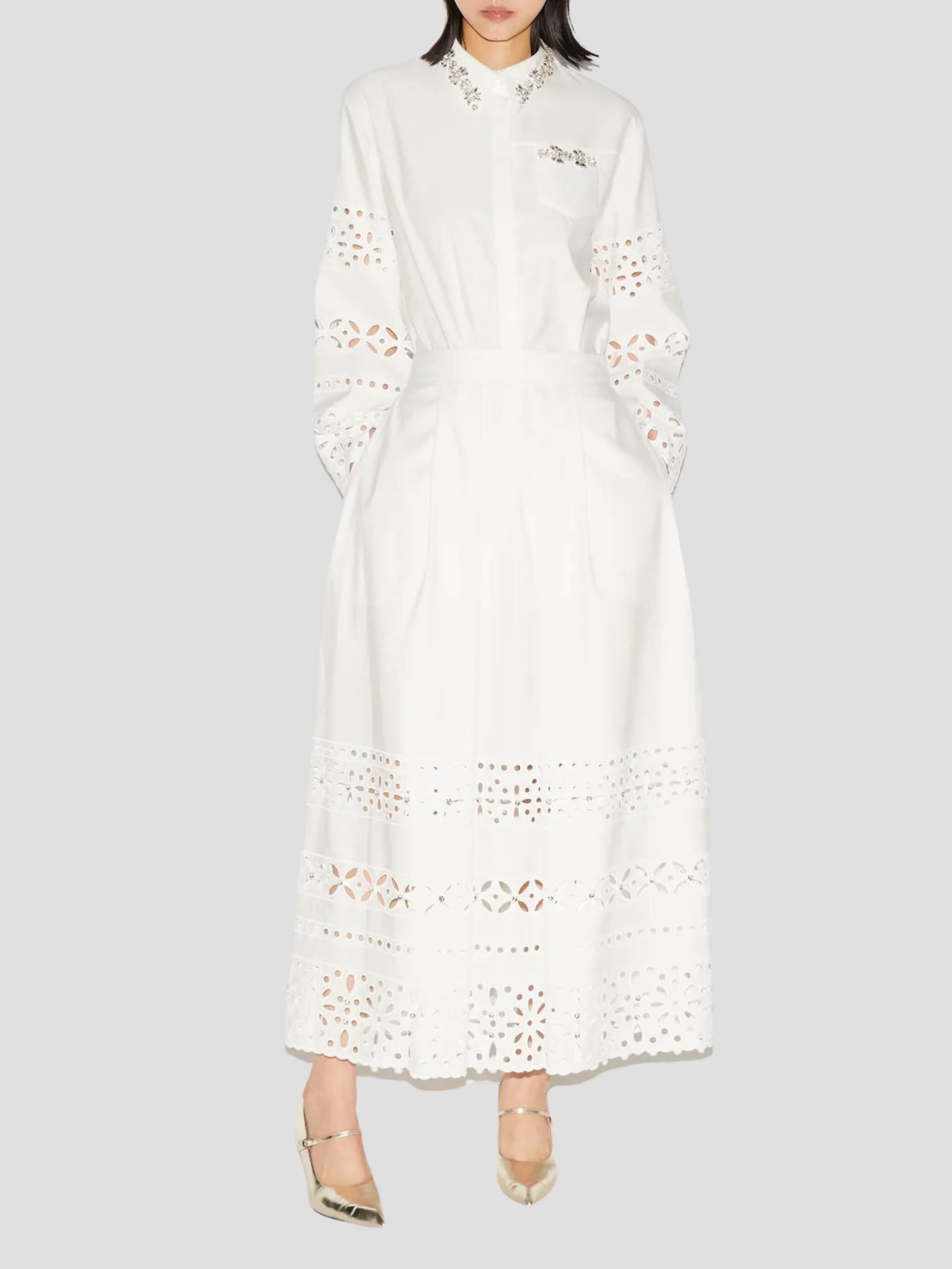 Logan Broderie-Anglaise Longsleeve Shirt