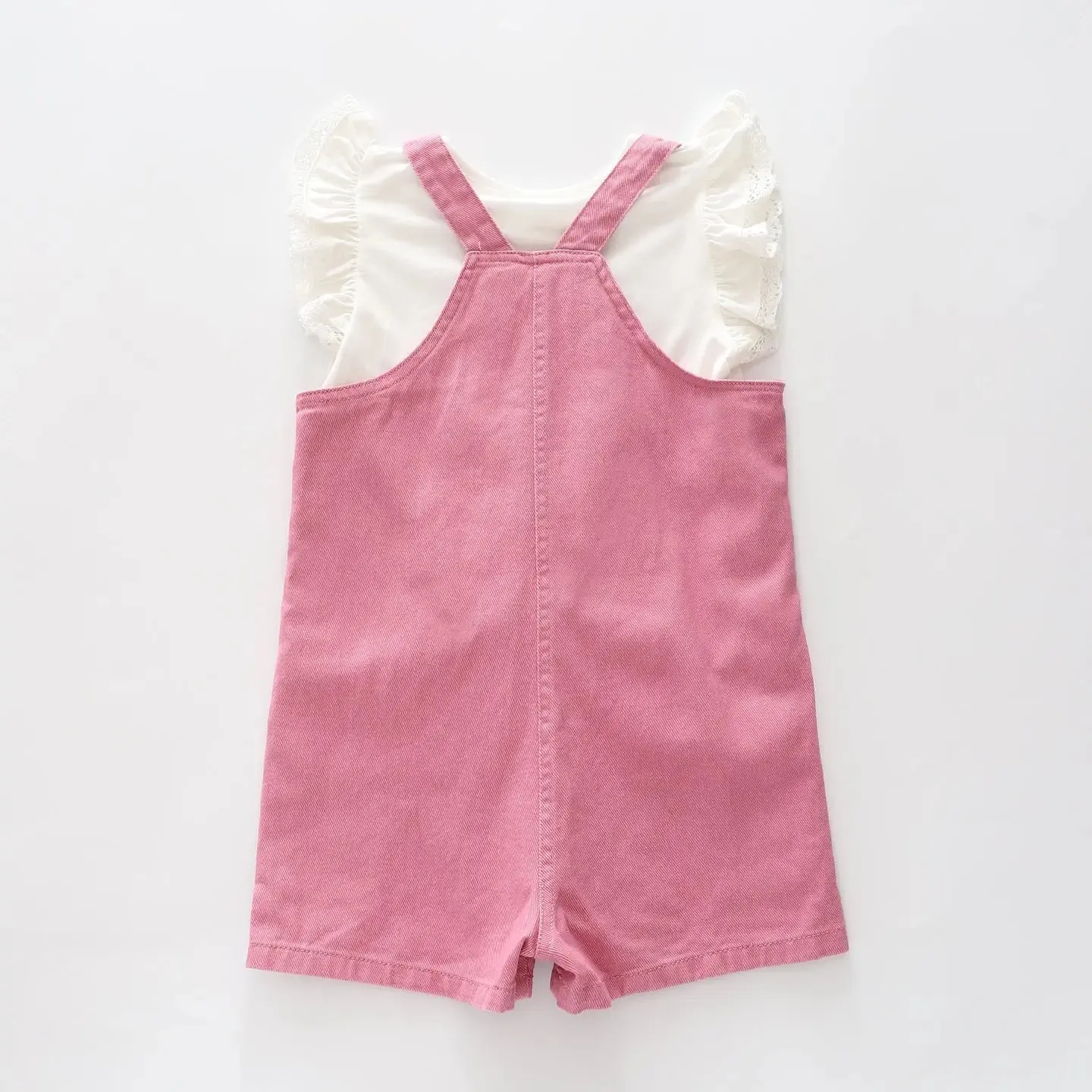 Pink Pocket Overalls