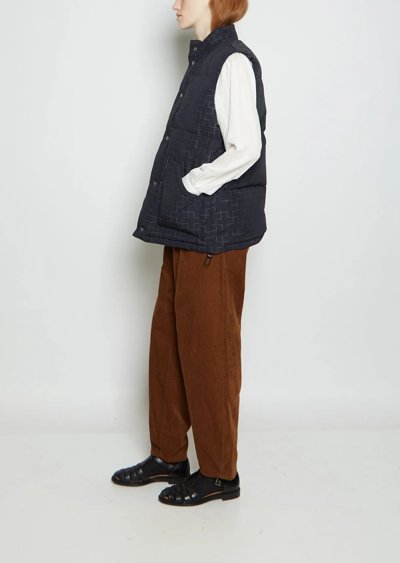Printed Nylon Down Vest