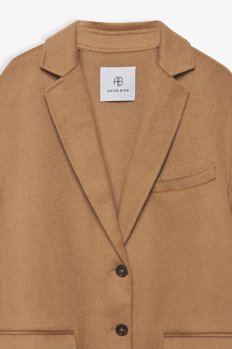 Quinn Blazer Camel Cashmere Blend