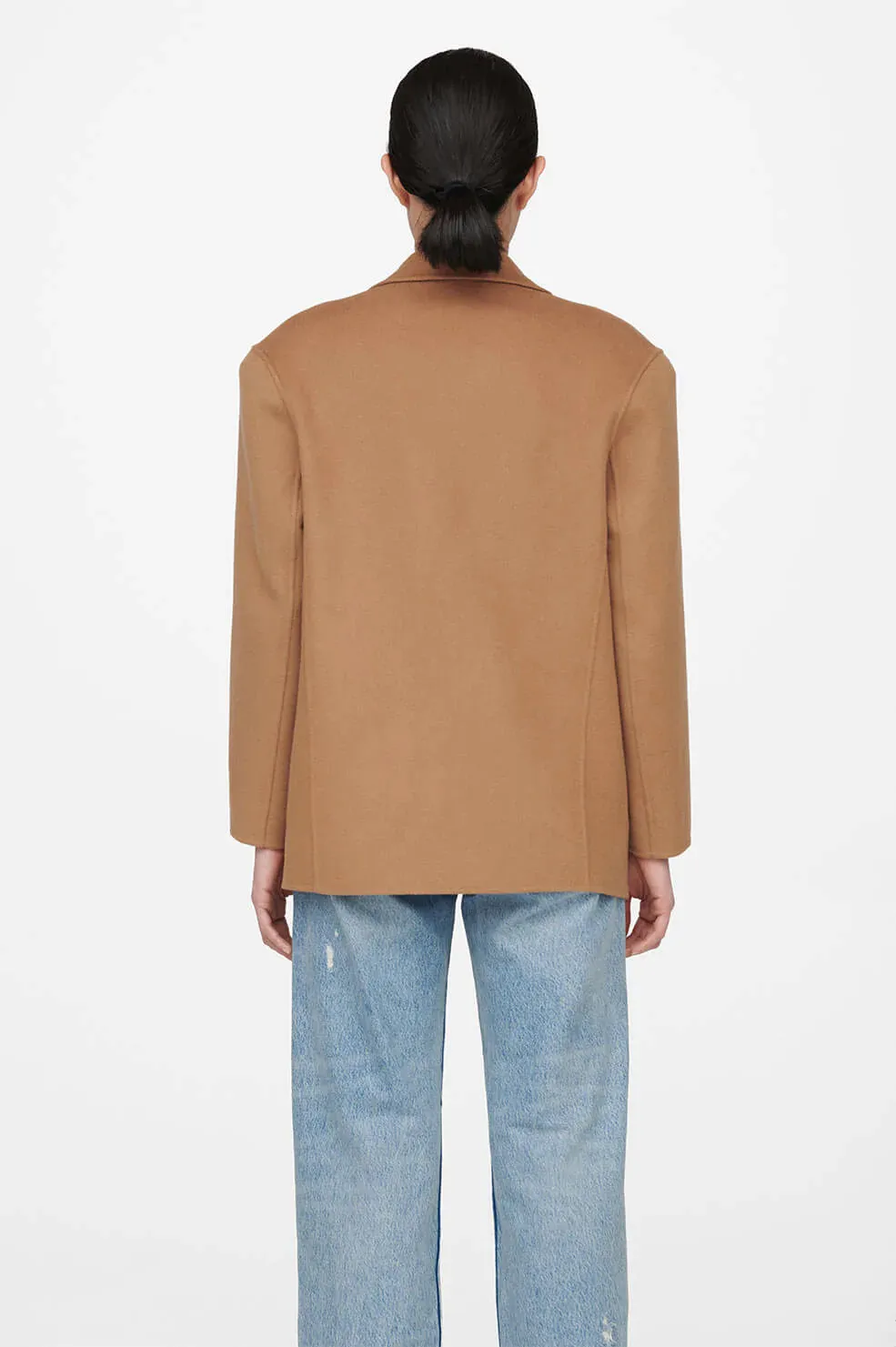 Quinn Blazer Camel Cashmere Blend