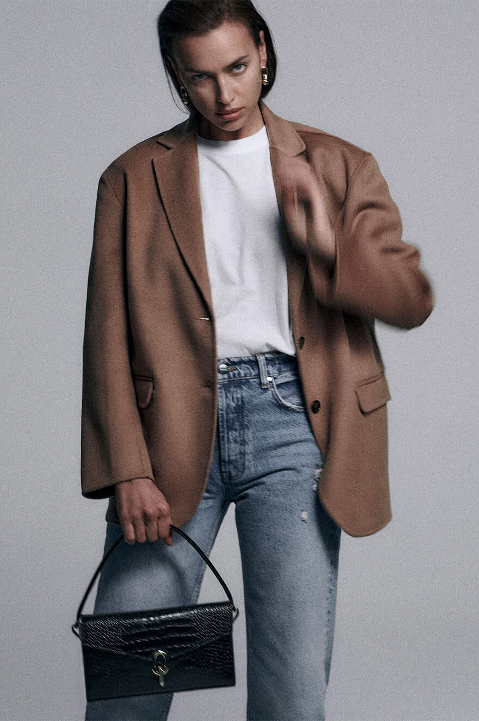 Quinn Blazer Camel Cashmere Blend