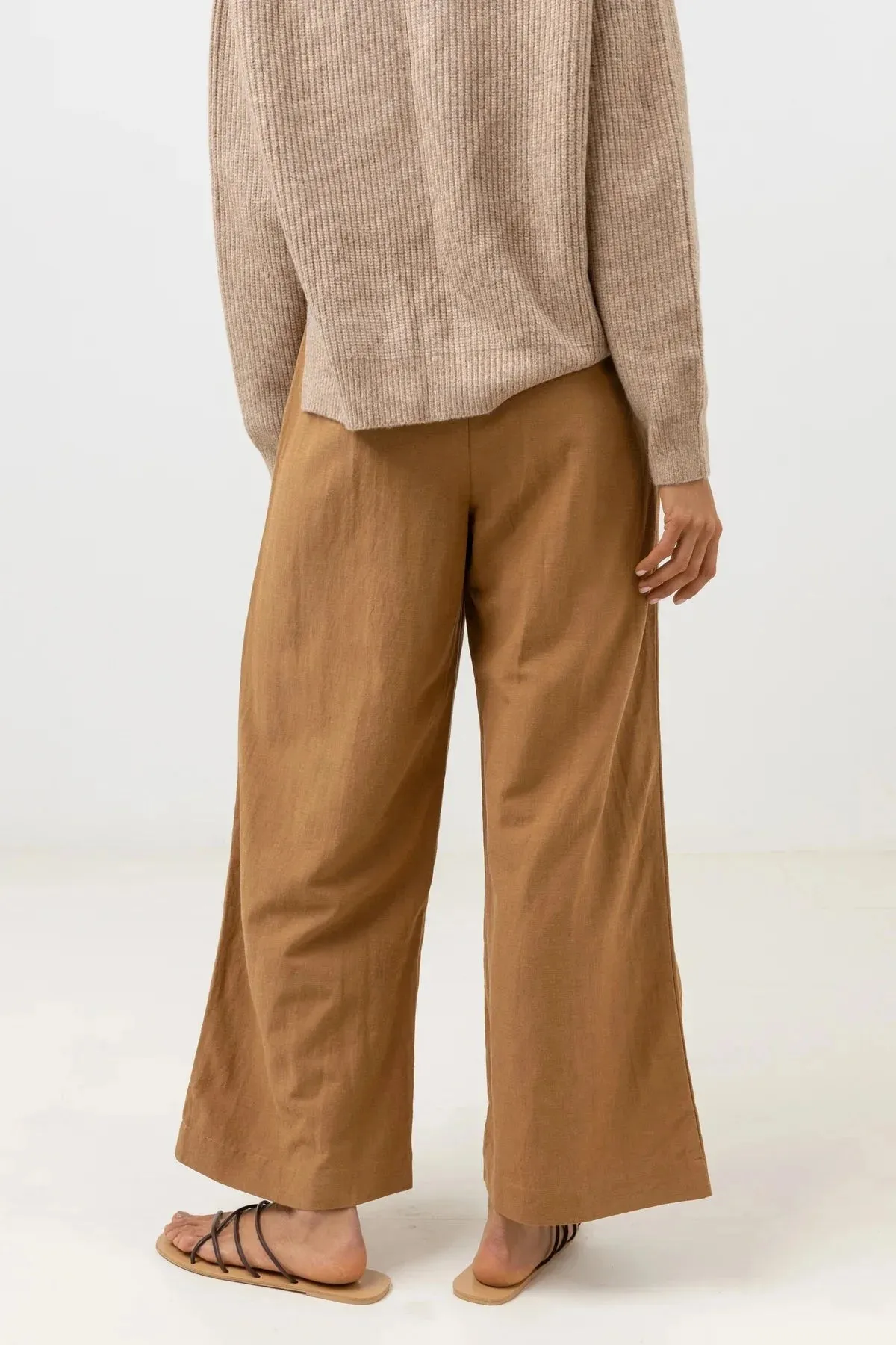 Rhythm Womens Sunrise Wide Leg Pant