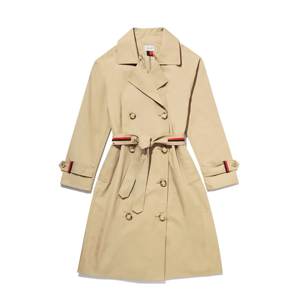 Rox Trench Coat in Khaki