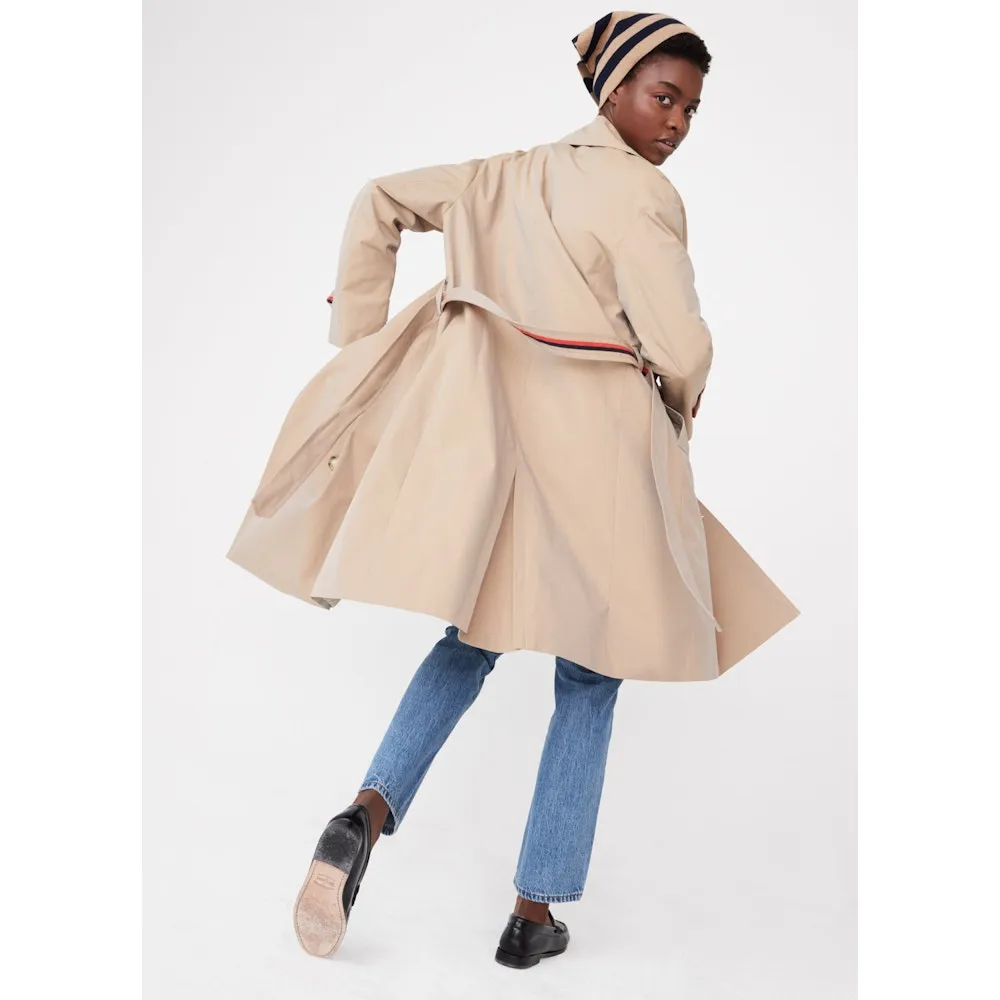 Rox Trench Coat in Khaki