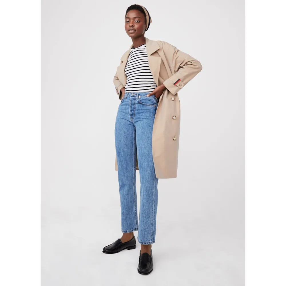 Rox Trench Coat in Khaki