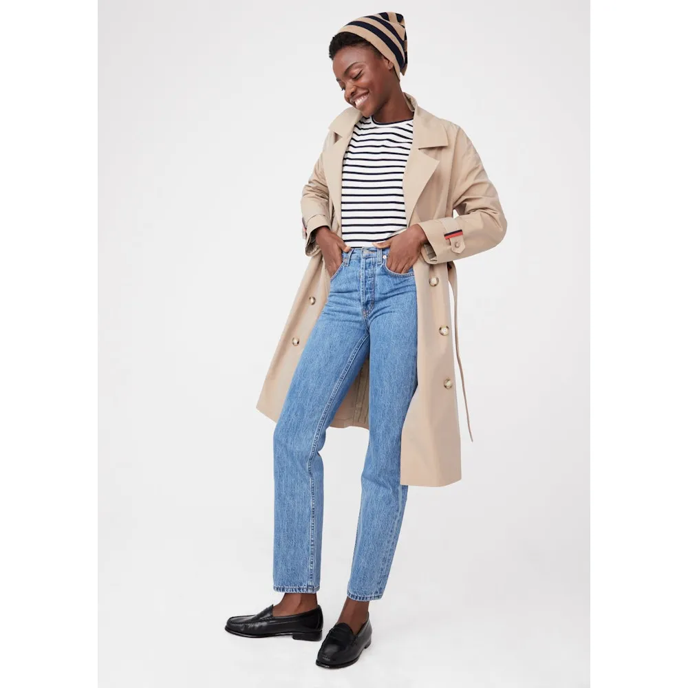 Rox Trench Coat in Khaki
