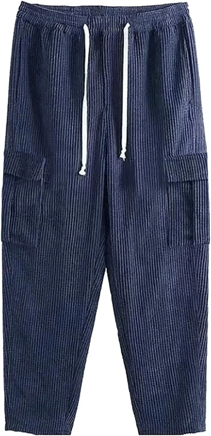 Sweatpants for Men with Pockets Casual Sweatpants Sweatpants for Men Pants Casual Rope Loose Heavyweight Loose Sports