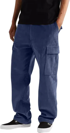 Sweatpants for Men with Pockets Casual Sweatpants Sweatpants for Men Pants Casual Rope Loose Heavyweight Loose Sports