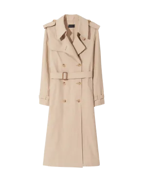 Tanner Trench Coat in Khaki