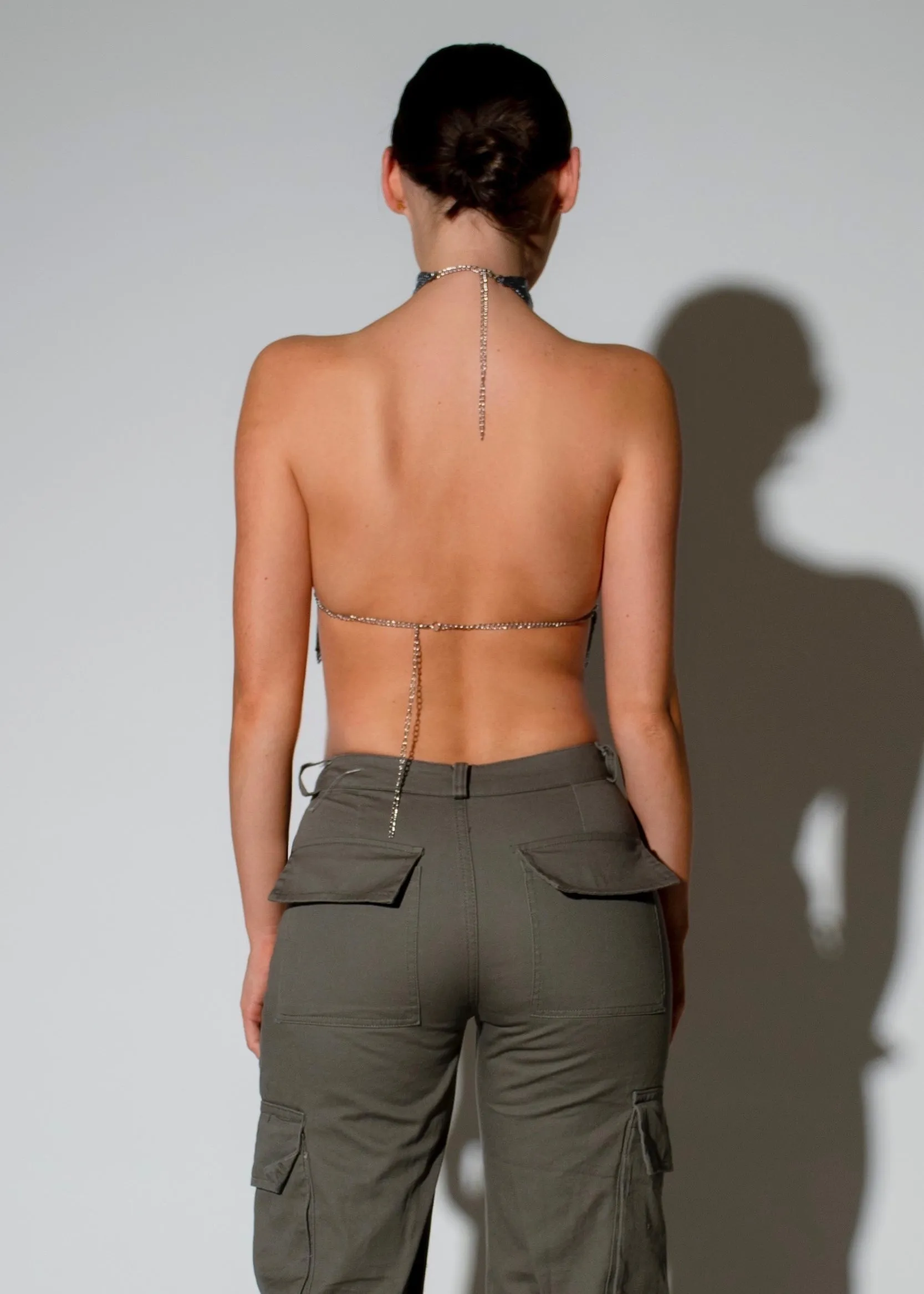 THE BRIANNA TOP GREY