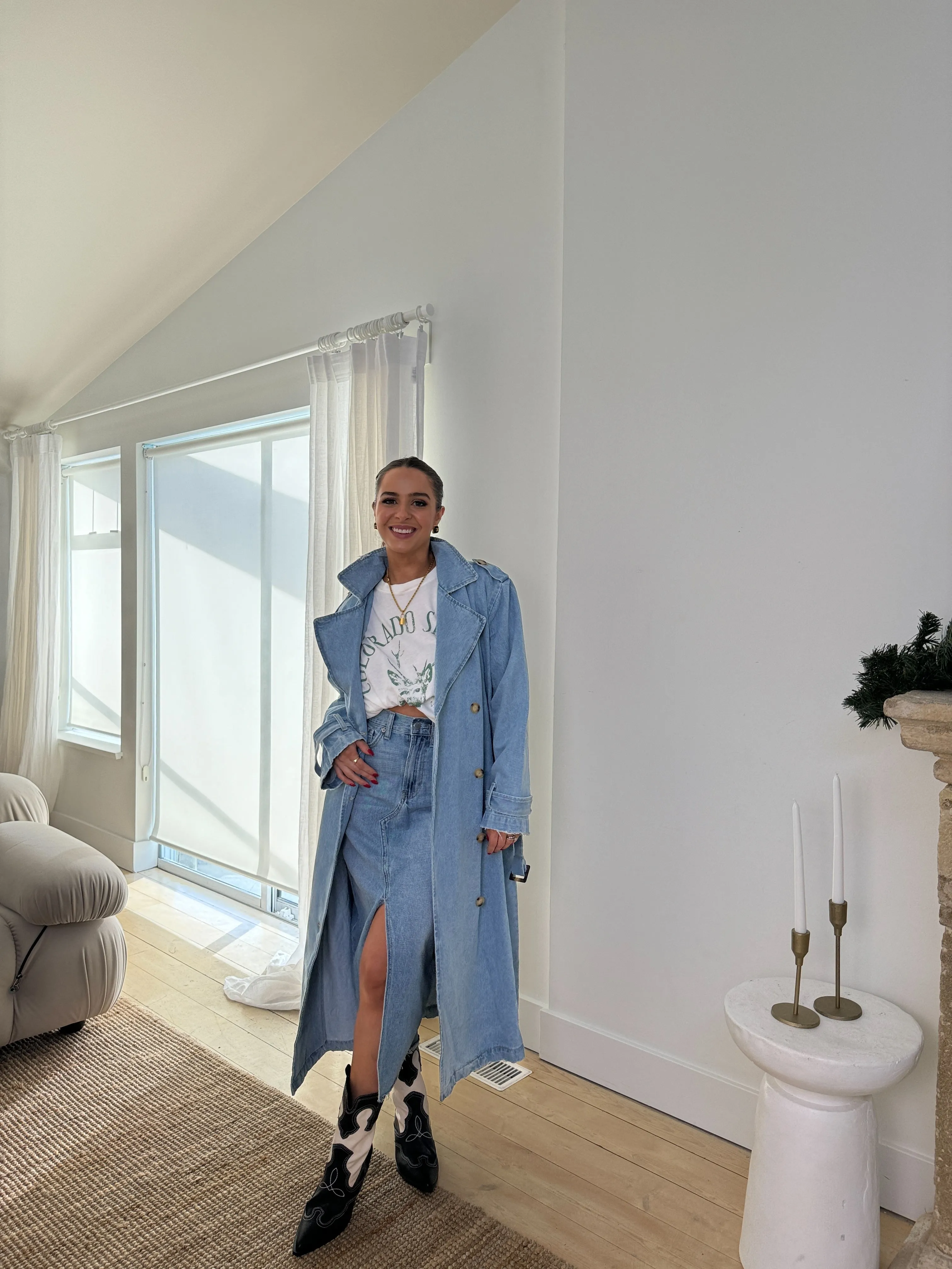 The Denim Trench Coat