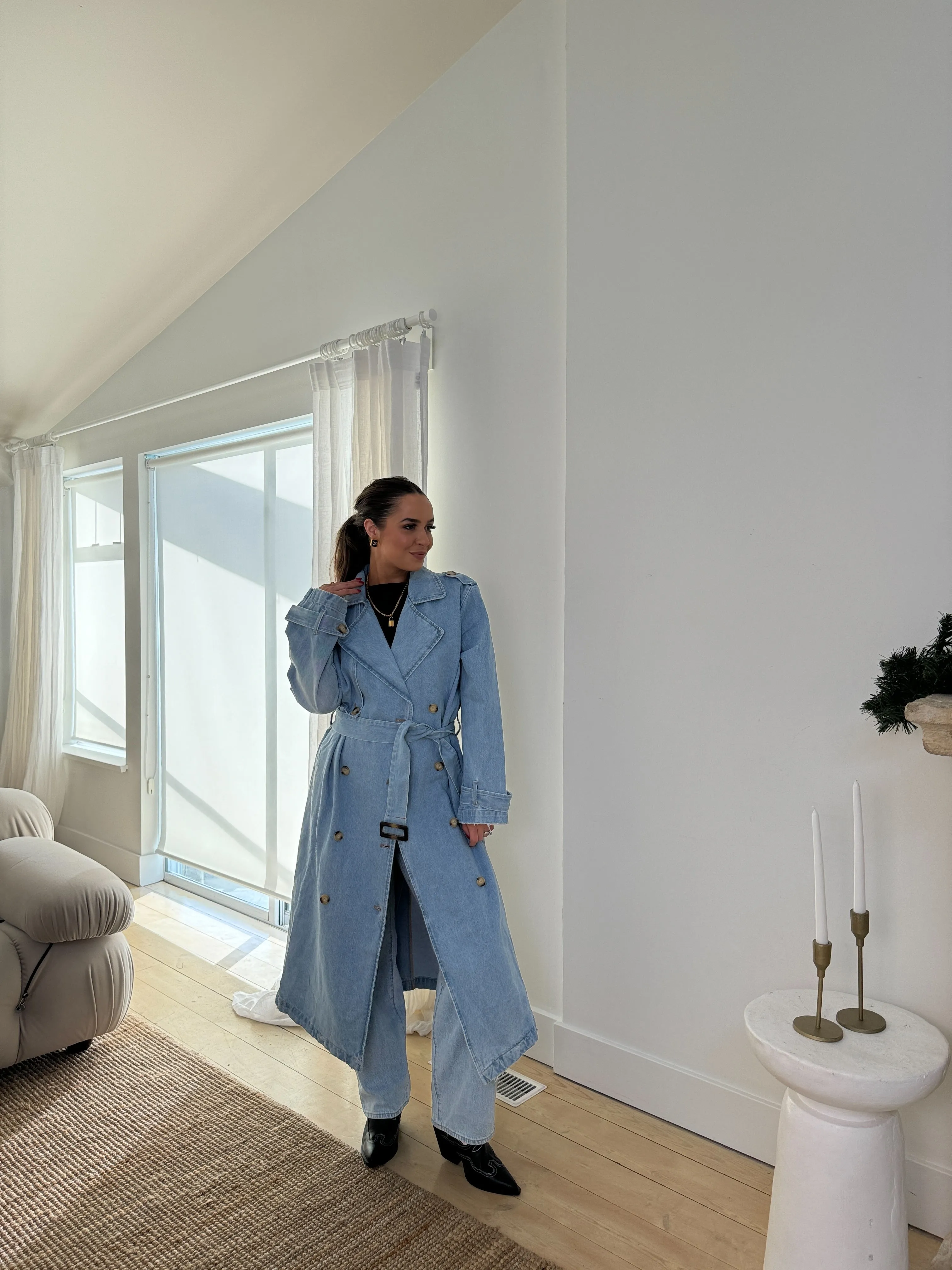The Denim Trench Coat