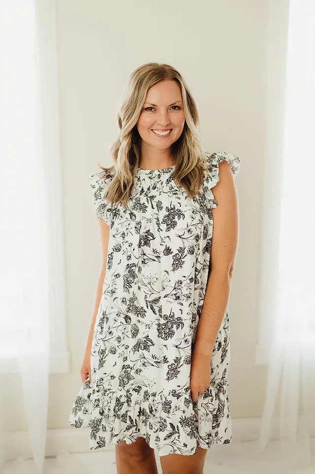 Two Tone A-Line Dress