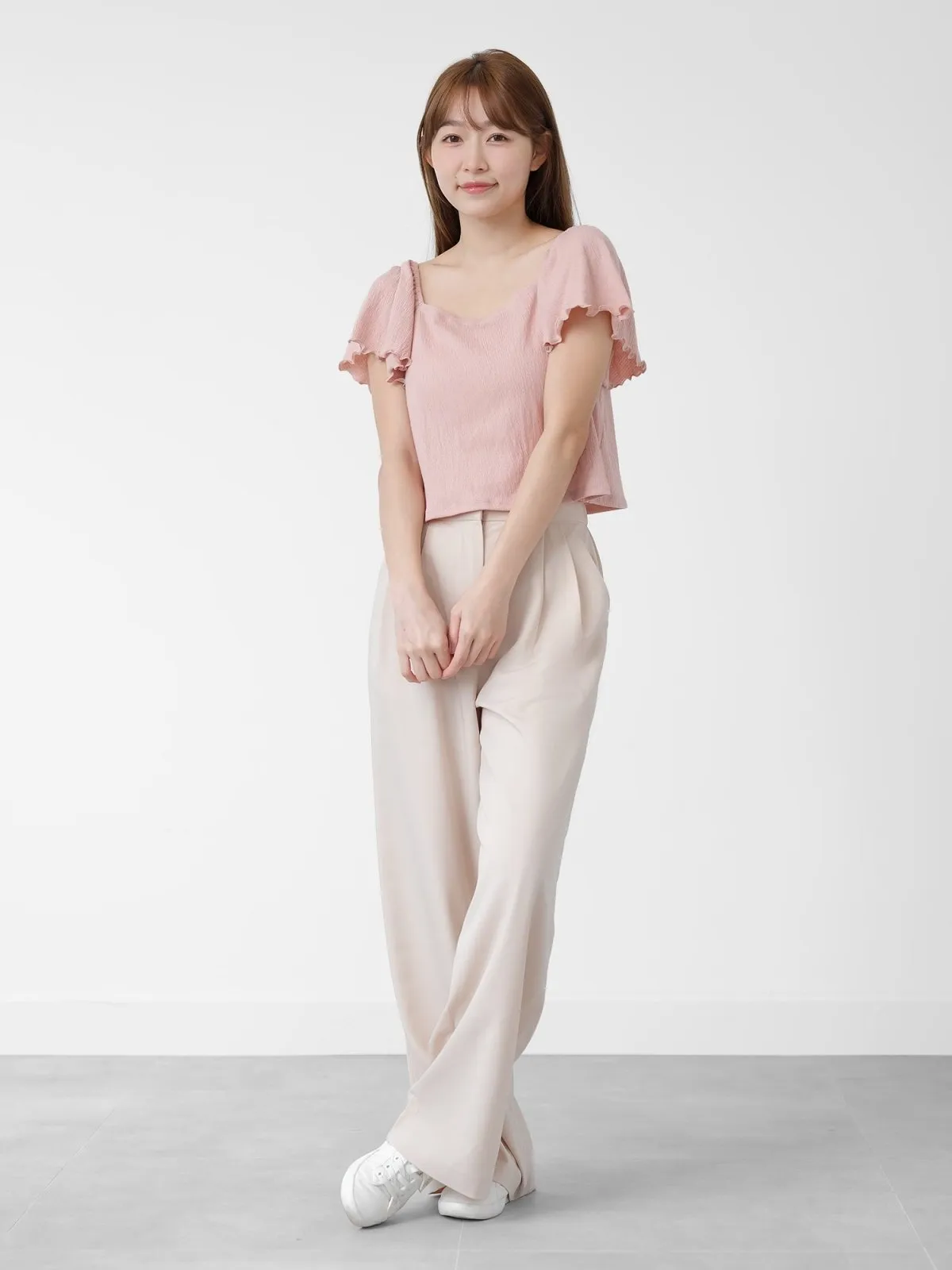 Veda Essential Flare Sleeve Top