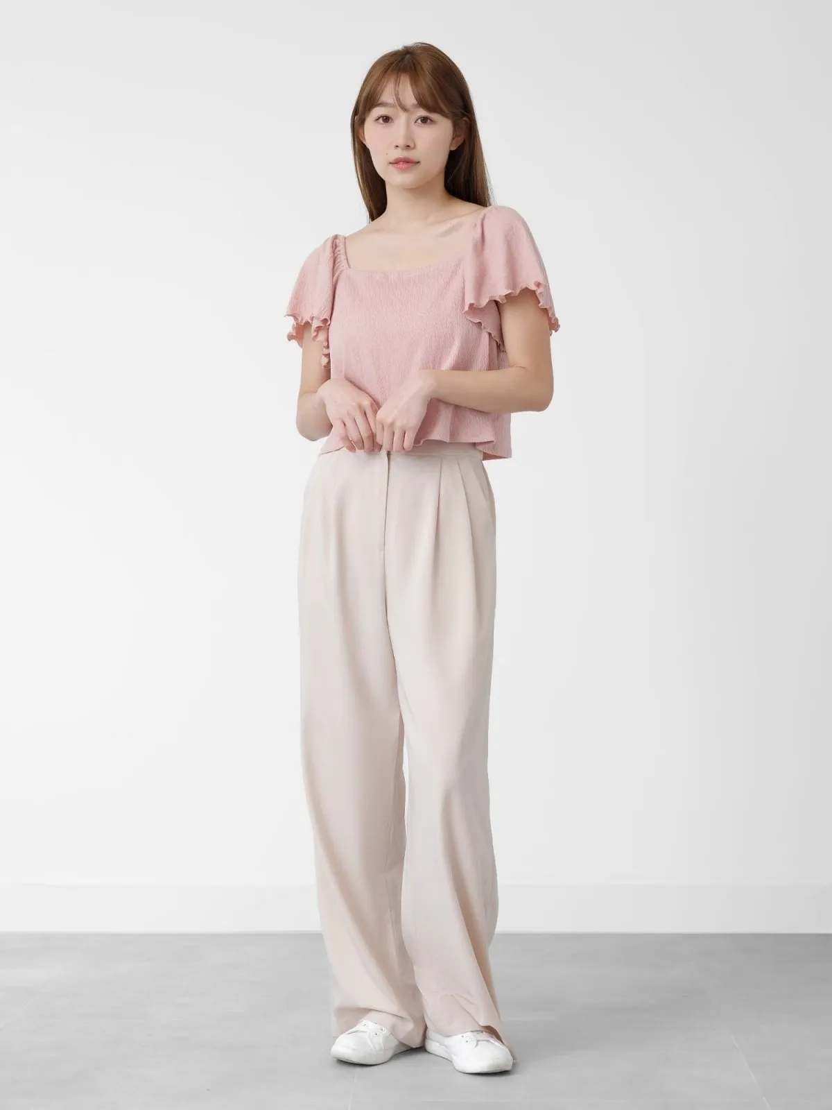 Veda Essential Flare Sleeve Top