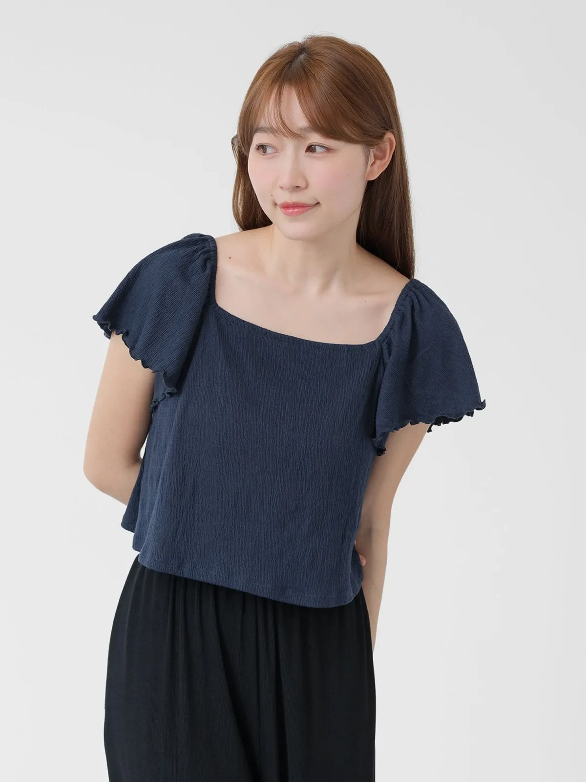 Veda Essential Flare Sleeve Top