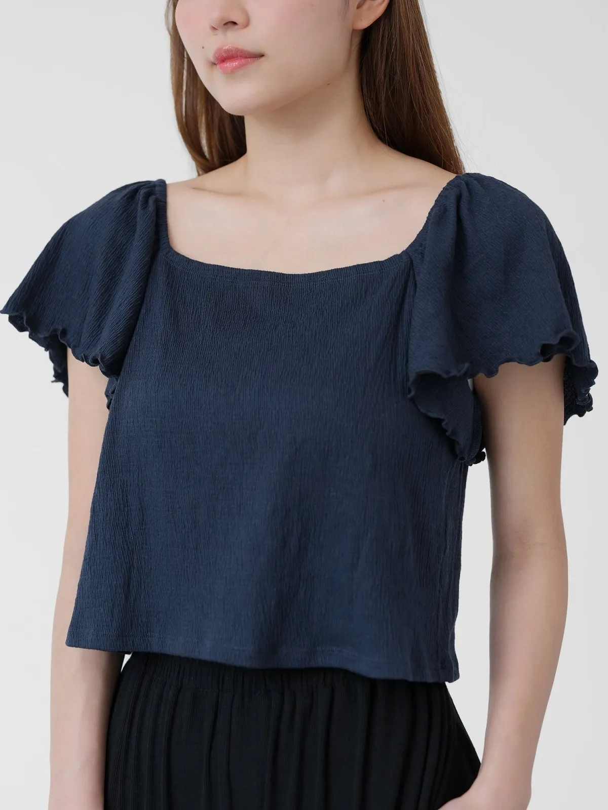Veda Essential Flare Sleeve Top